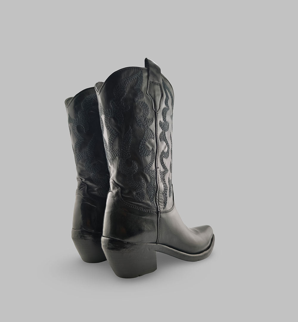 Camperos Lemargo donna GU03B neri<BR/> GU03B TEXANO.N LEMARGO