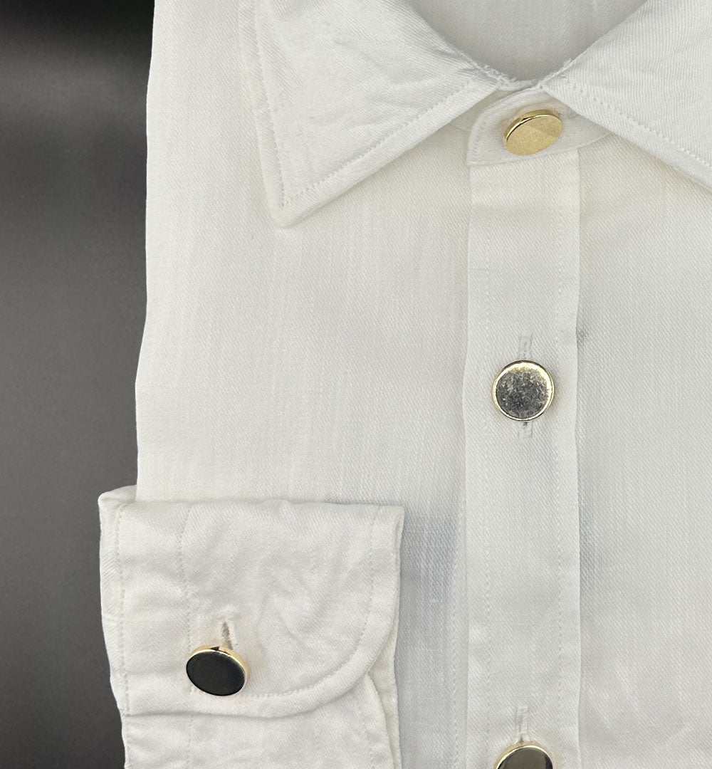 Camicia Giangi x Officine uomo Coral bianca CORAL 5713 WHITE GIANGI