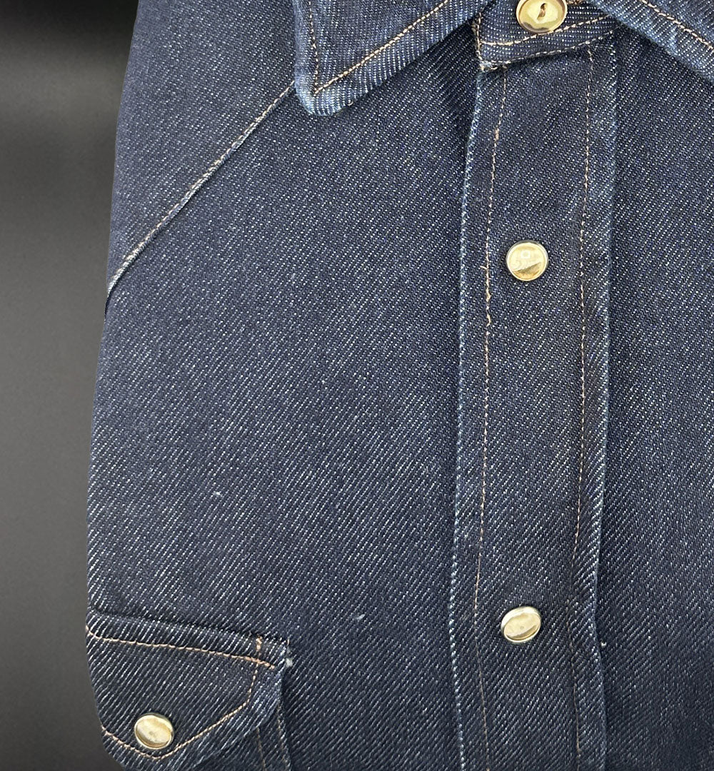 Camicia Giangi x Officine uomo Osiride pence blu OSIRIDE PENCE DENIM SCURO GIANGI