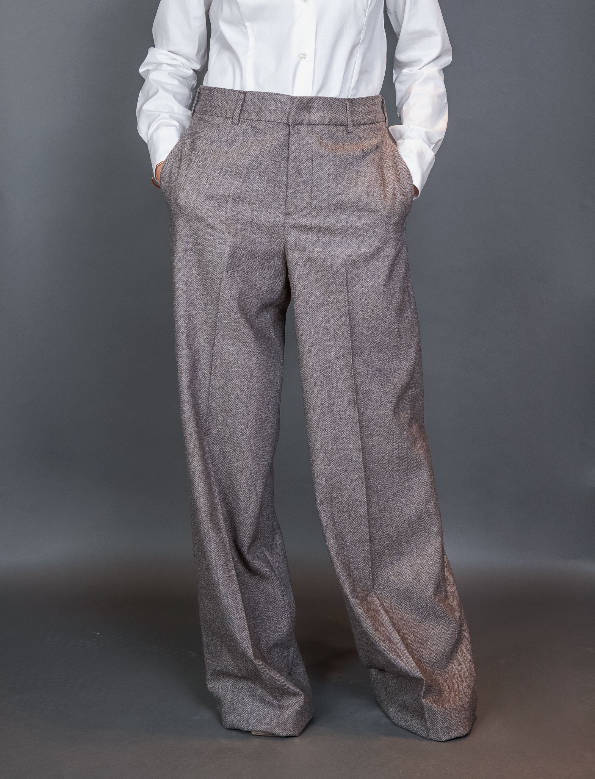 Pantalone PT TORINO donna LORENZA Marrone LORENZA TO02 0140 PT TORINO