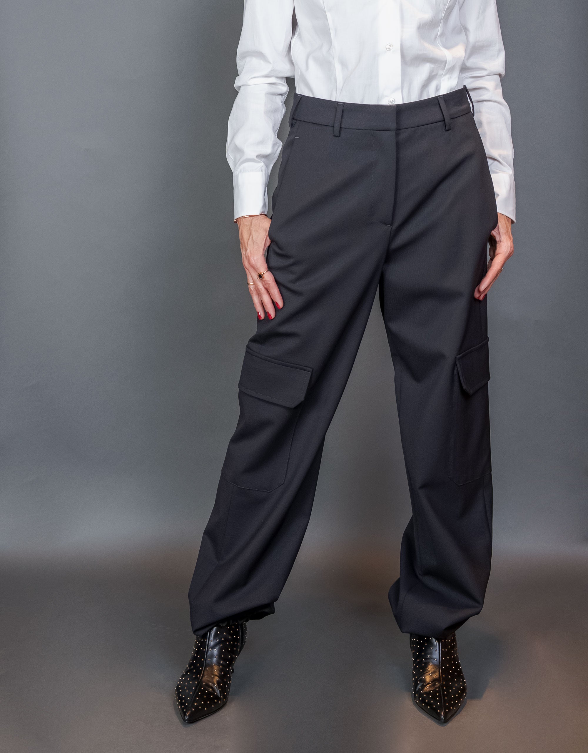 Pantalone PT TORINO donna PETRA Nero PETRA MA37 0990 PT TORINO