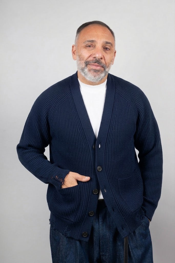 Cardigan Atomofactory uomo CARDIGAN FU13 blu navy CARDIGAN FU13 07D BLU ATOMOFACTORY