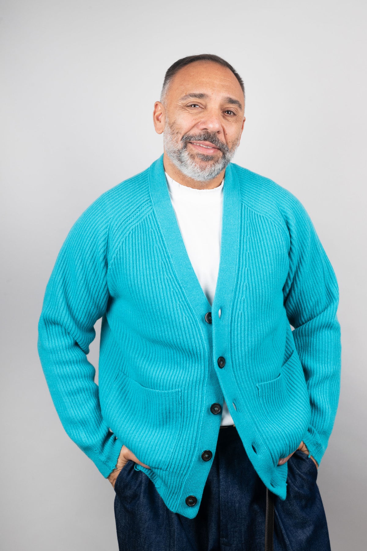 Cardigan Atomofactory uomo CARDIGAN FU13 turchese CARDIGAN FU13 15D AZZURRO ATOMOFACTORY