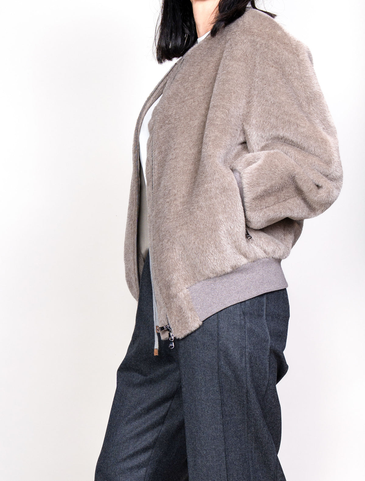 Giubbino Barba donna Alpha tortora ALPHA 284 BARBA