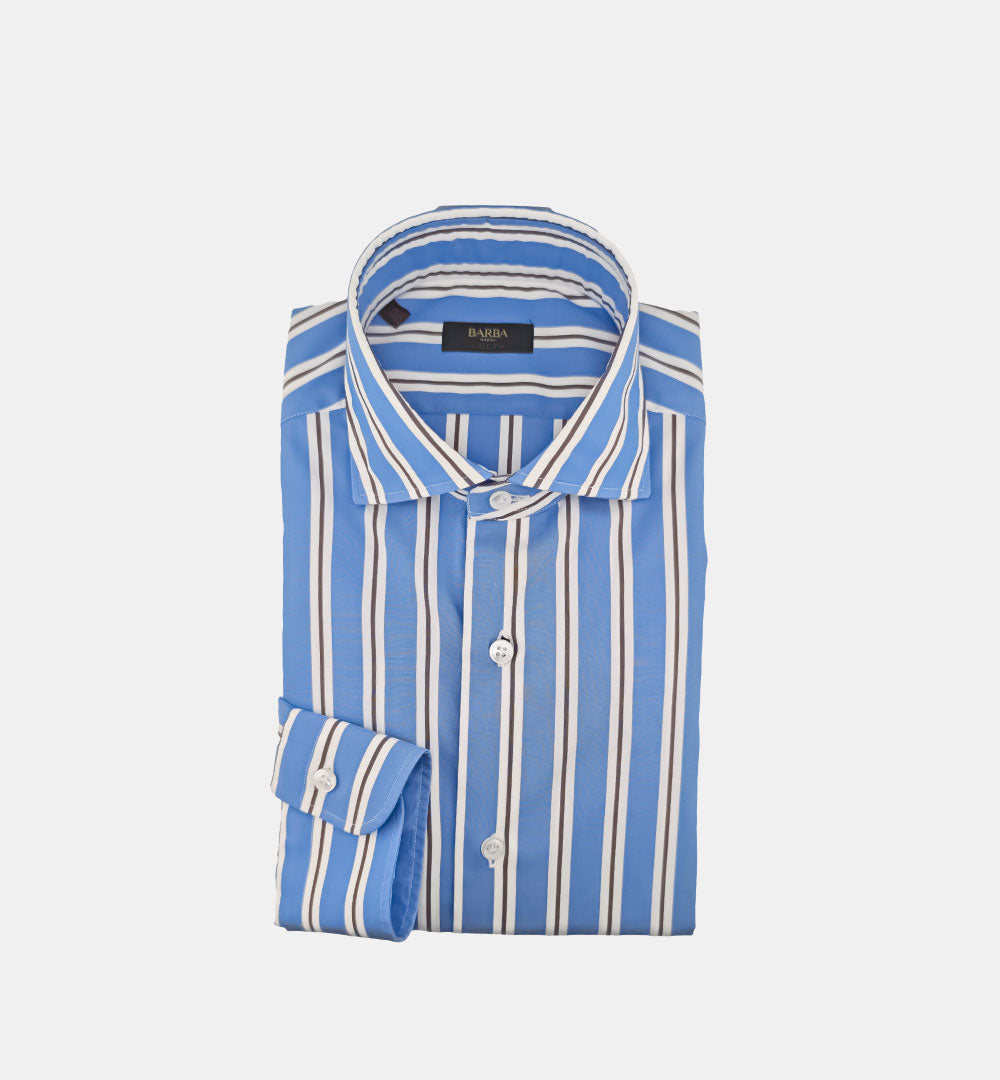 Camicia BARBA uomo K1U13P01224001 Blu K1U13P012240-01 1 MARRONE BARBA