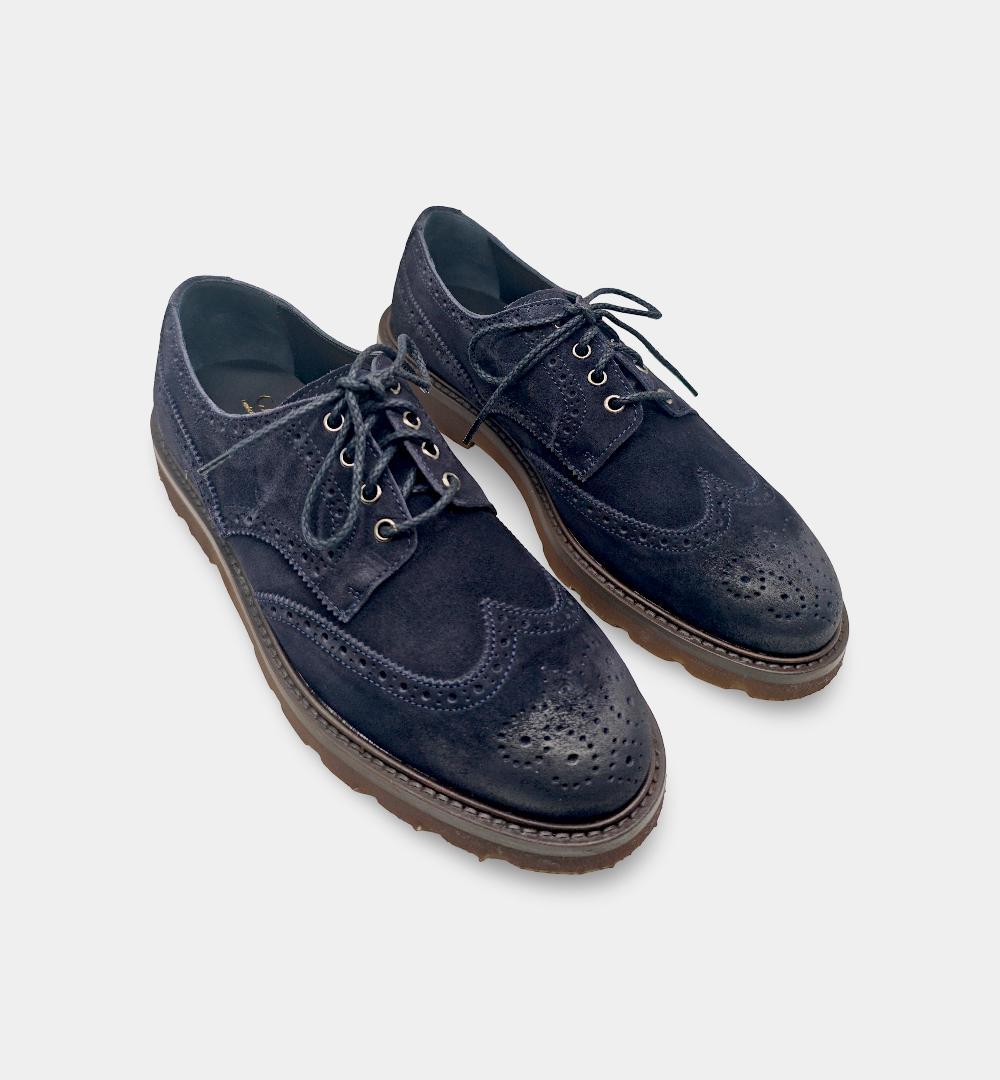 Derby Calce uomo X2439 blu X2439 BLEU 501 CALCE