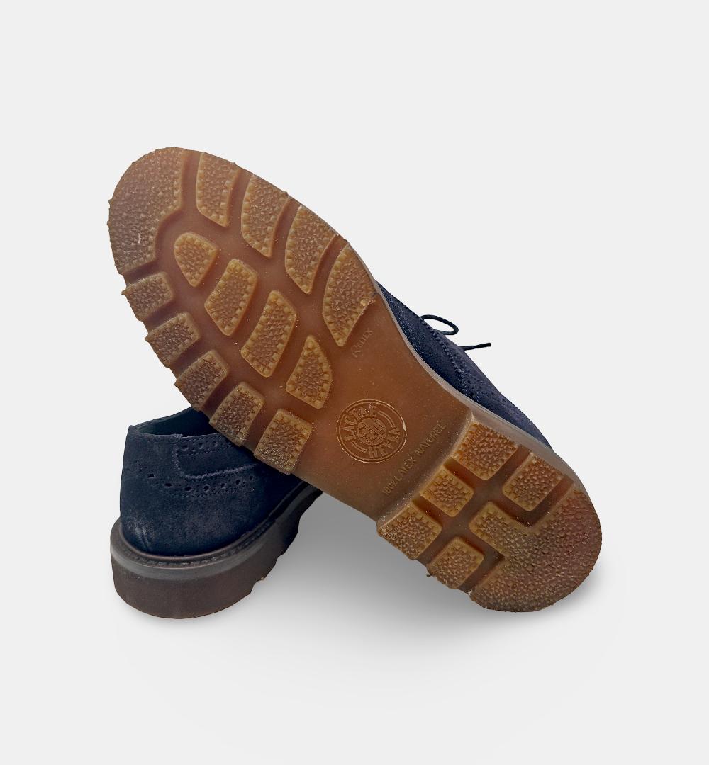 Derby Calce uomo X2439 blu X2439 BLEU 501 CALCE