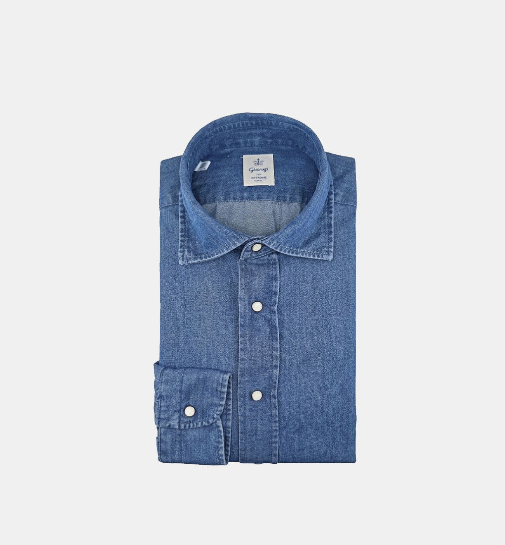 Camicia GIANGI uomo BIM 703 Denim Scuro BIM 703 1 SCURO GIANGI