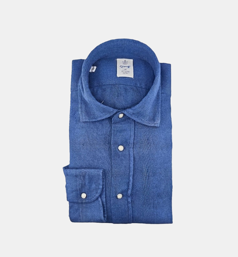 Camicia GIANGI uomo BIM CANN 3412 Blu BIM CANN 3412 5 ROYAL GIANGI