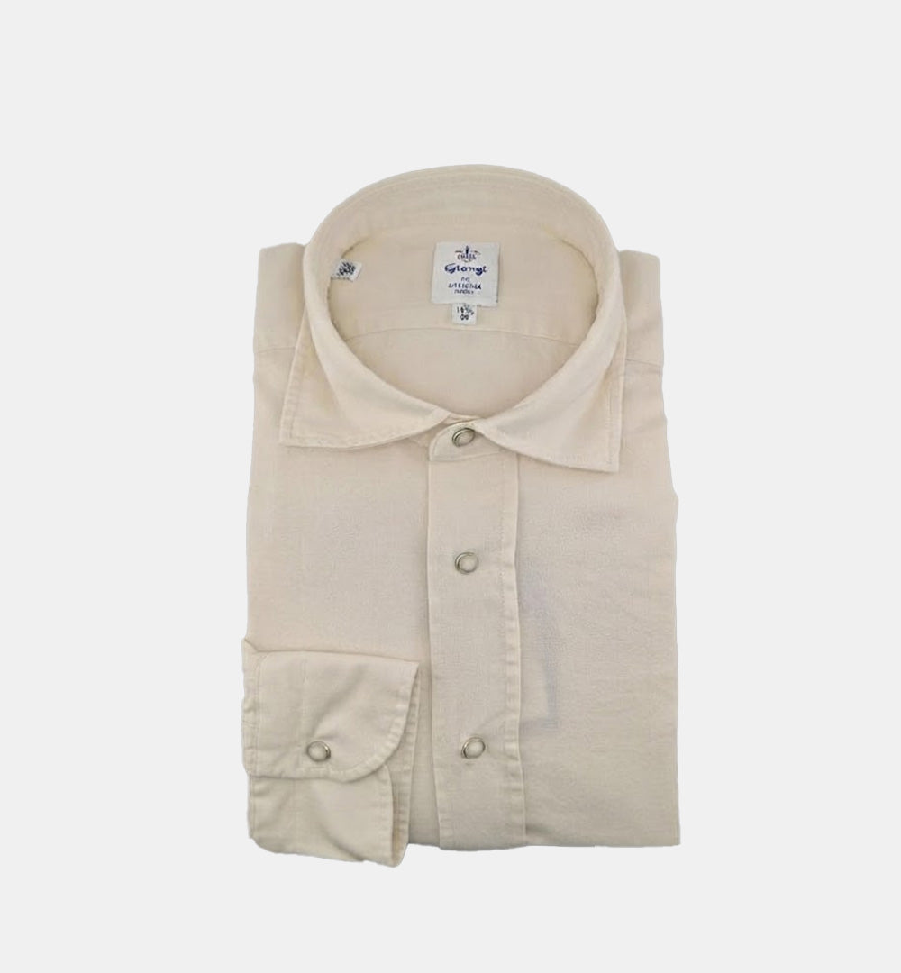 Camicia GIANGI uomo BIM CANN 3413 Avorio<BR/> BIM CANN 3413 1 AVORIO GIANGI