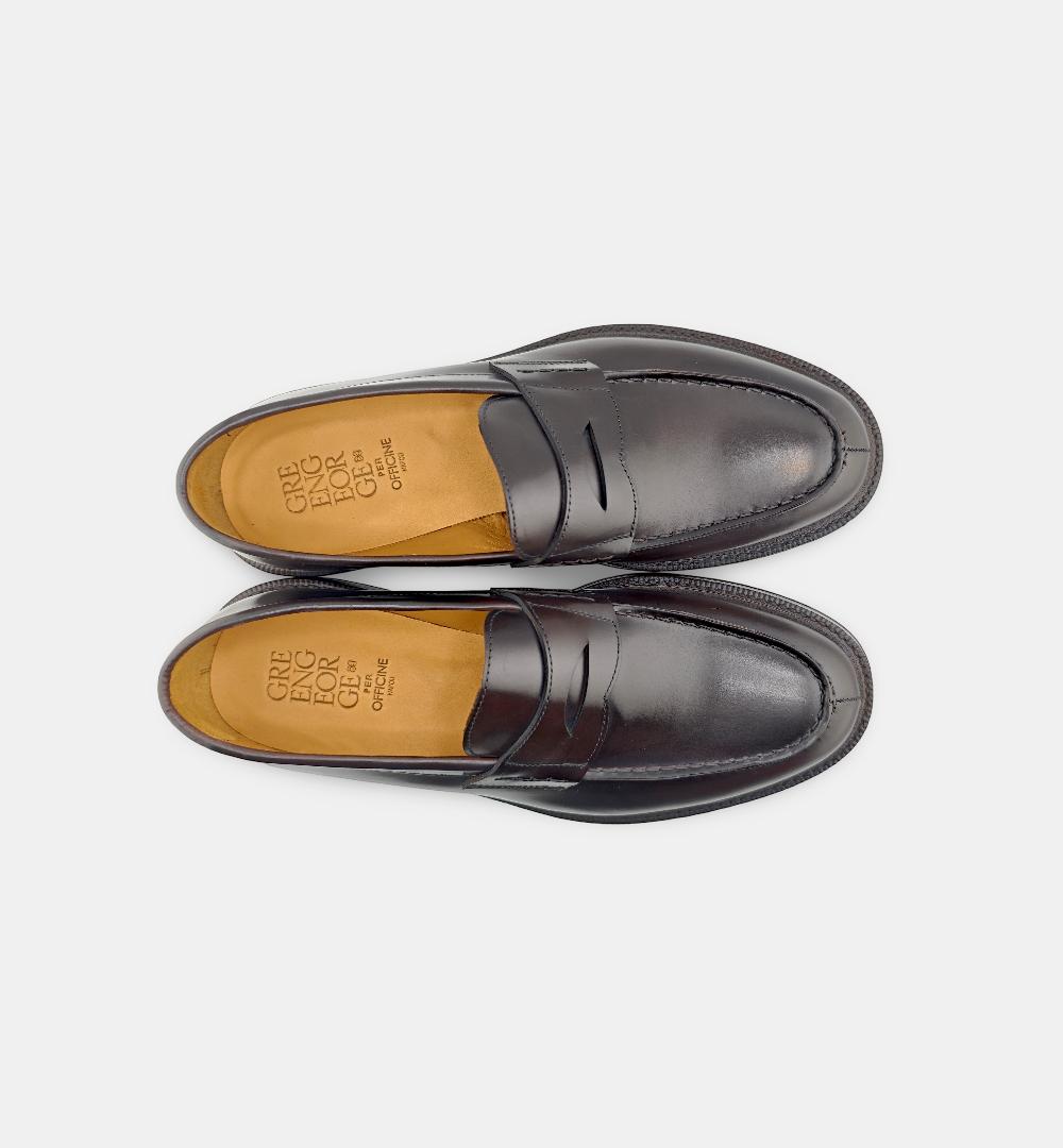 Mocassino GREEN GEORGE uomo 1203 Testa di moro 1203 PENNY T.D.M GREEN GEORGE