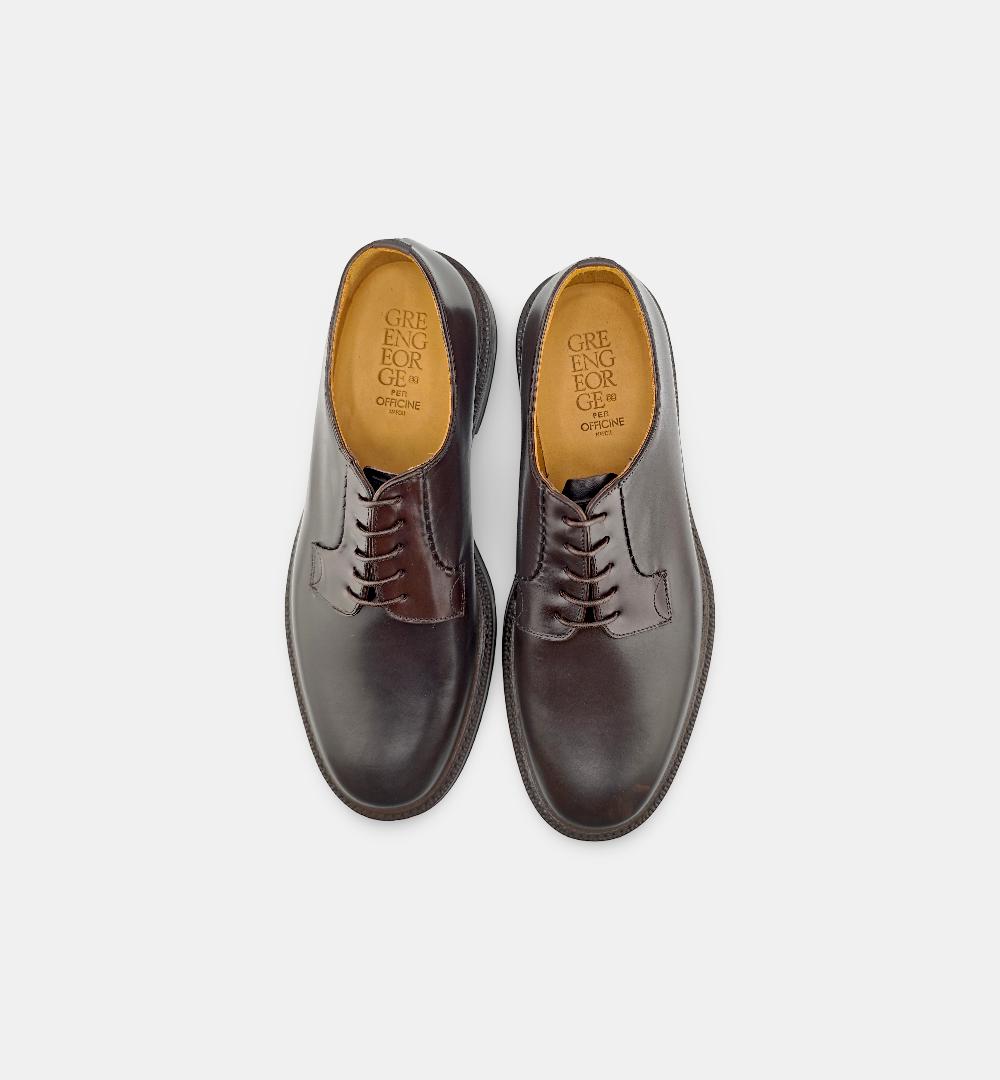 Derby GREEN GEORGE uomo 1204 Testa di moro 1204 F.CUOIO T.D.M GREEN GEORGE
