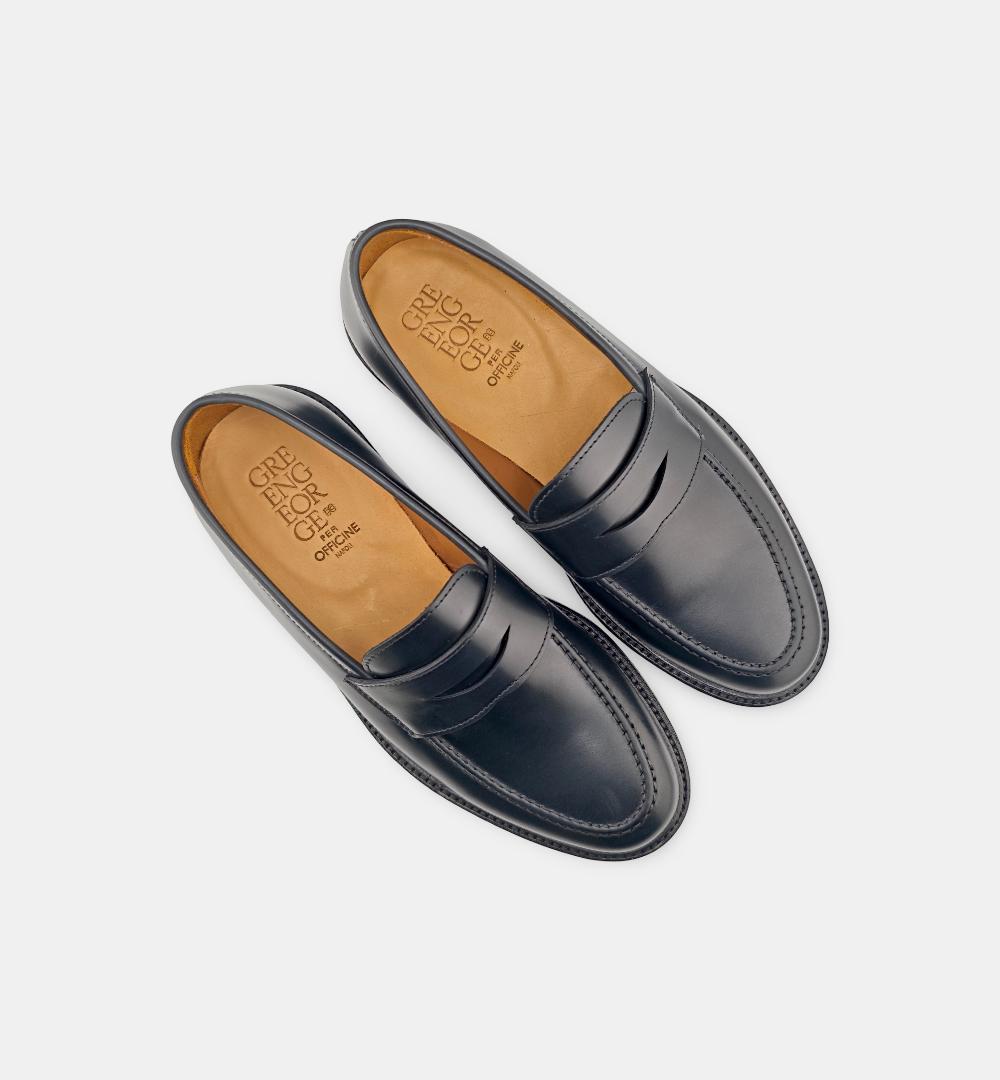 Mocassino GREEN GEORGE uomo 2111 Nero 2111 PENNY GREEN GEORGE