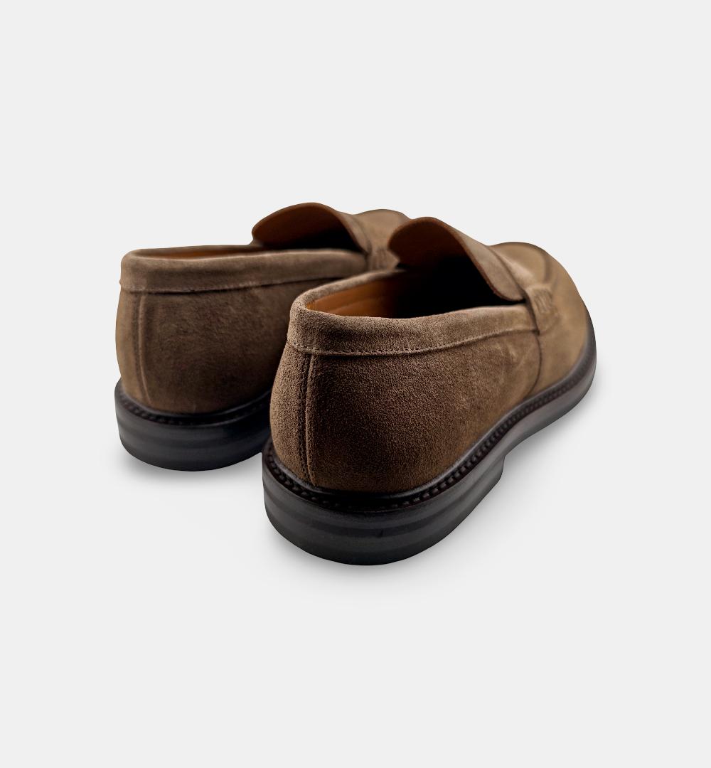 Mocassino GREEN GEORGE uomo 9041 Taupe<BR/> 9041 PENNY449 GREEN GEORGE