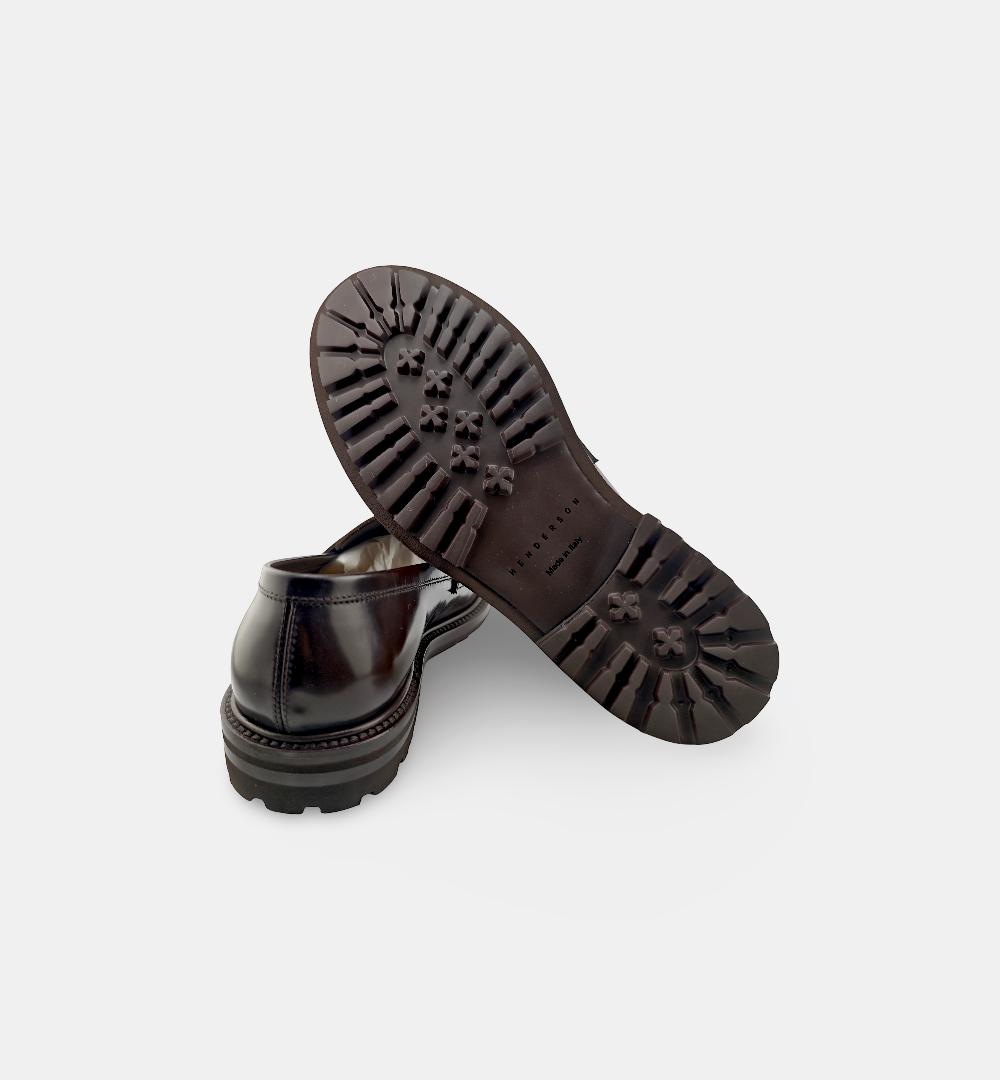 Mocassino HENDERSON uomo 86416 Testa di moro<BR/> 86416 P.1 COLLEGE HENDERSON