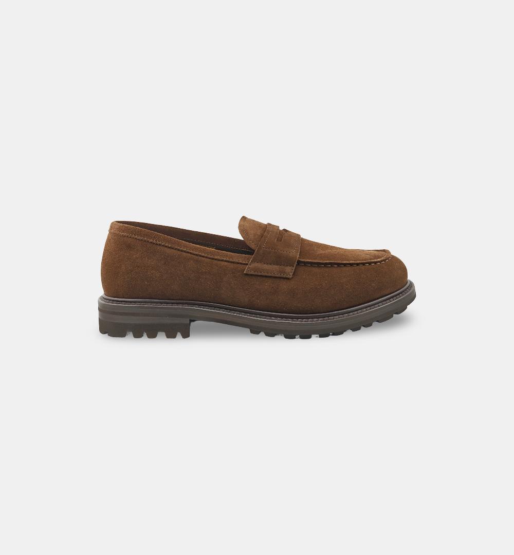 Mocassino HENDERSON uomo 86416 Testa di moro 86416 S.0 COLLEGE HENDERSON