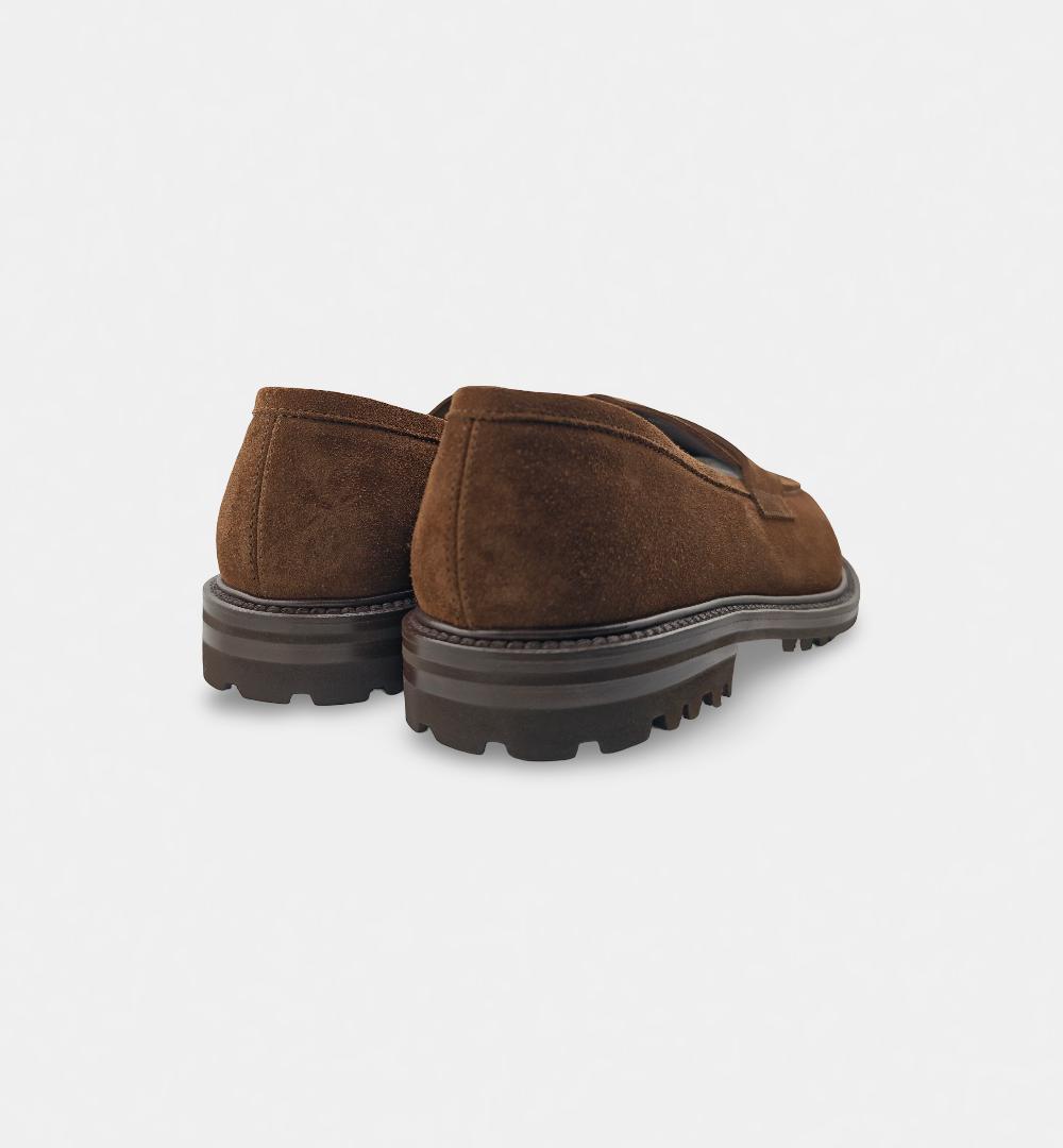 Mocassino HENDERSON uomo 86416 Testa di moro 86416 S.0 COLLEGE HENDERSON