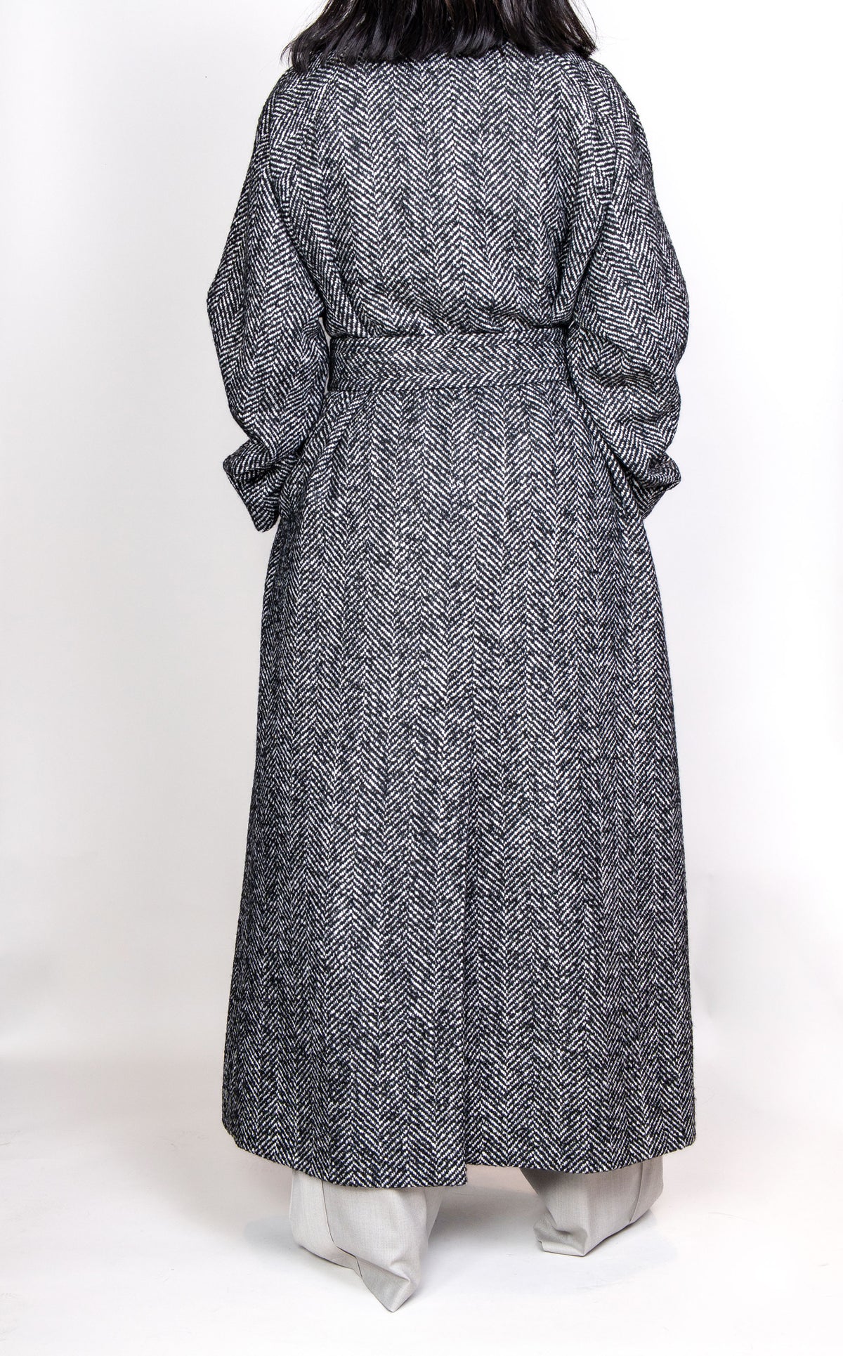 Cappotto L.B.M.1911 donna 7424 spigato grigio 7424 SPIGATO L.B.M. 1911