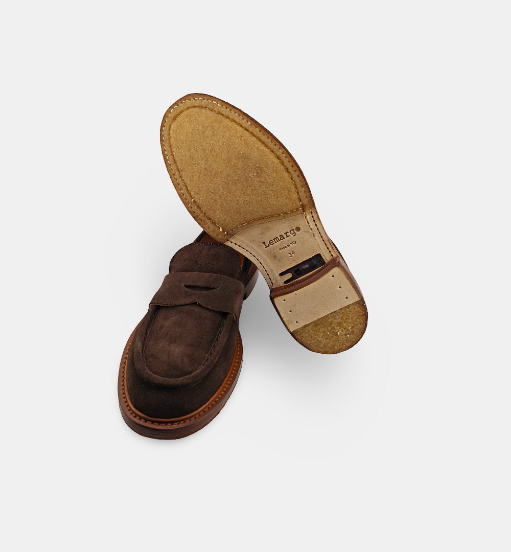 Mocassini Lemargo uomo DR48A testa di moro DR48A PENNY LEMARGO