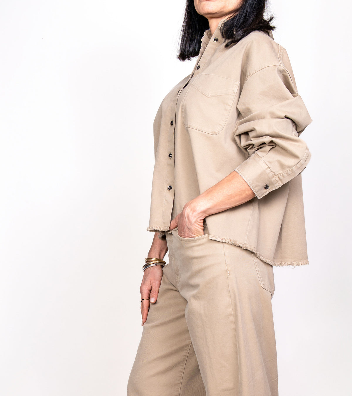 Camicia Nine in the Morning donna Amabile camel AMABILE SFRANGIATA C NINE INTHE MORNING