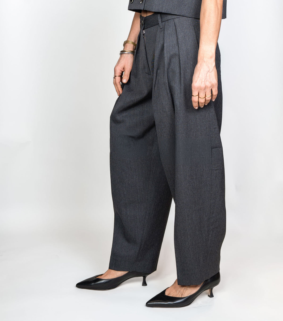 Pantalone Nine in the Morning donna Gerda grigio GERDA PENCE G NINE INTHE MORNING