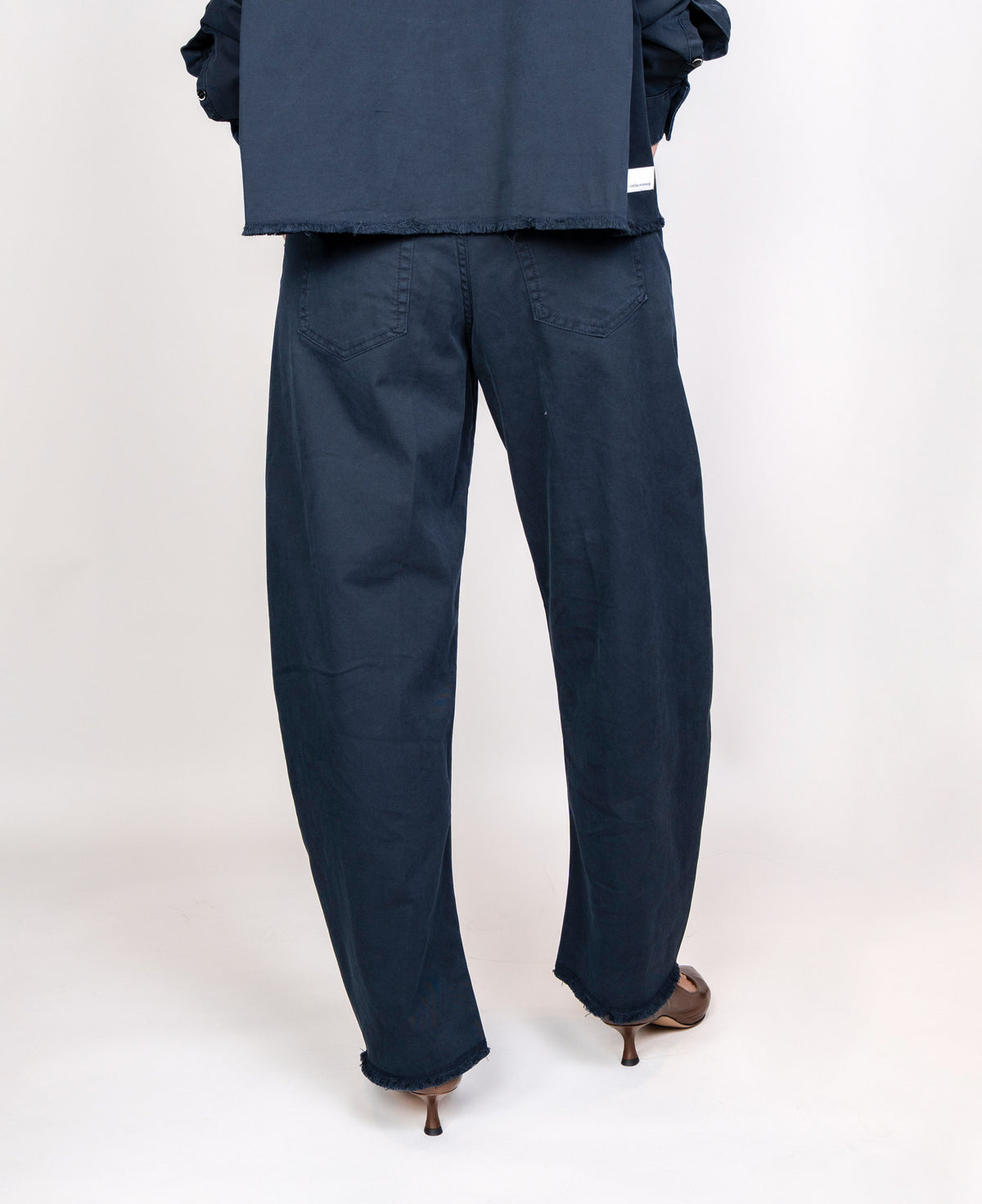 Pantalone Nine in the Morning donna Karter blu KARTER COTONE B NINE INTHE MORNING