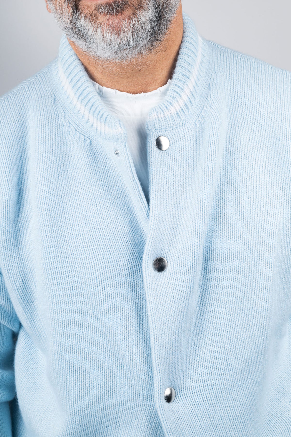 Cardigan Officine uomo College celeste COLLEGE CELESTE OFFICINE