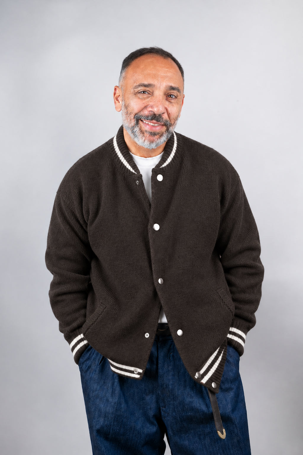 Cardigan Officine uomo College moro COLLEGE MORO OFFICINE