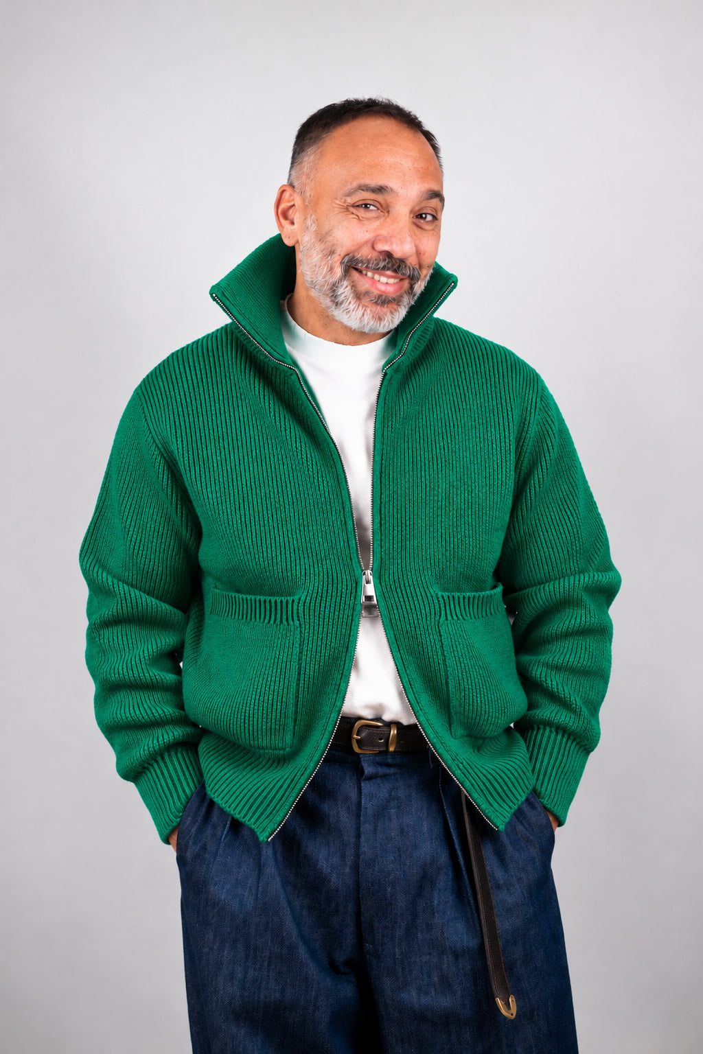 Bomber Officine uomo Full zip verde FULL ZIP VERDE ROYAL OFFICINE