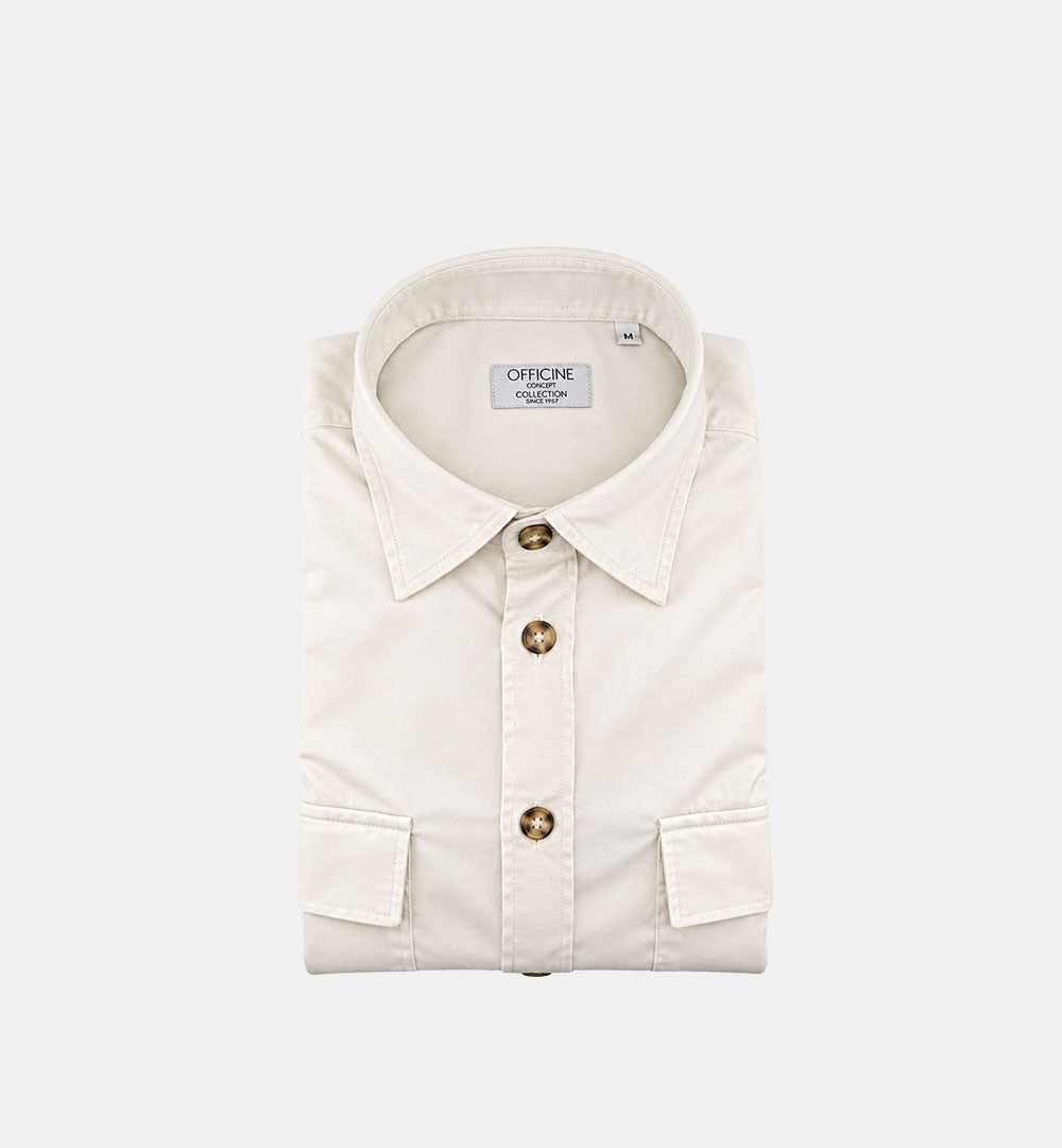 Camicia OFFICINE uomo ODER 1379 OVER SEMIWIDE Bianca ODER 1379 OVER SEMIWIDE 1 BIANCO OFFICINE