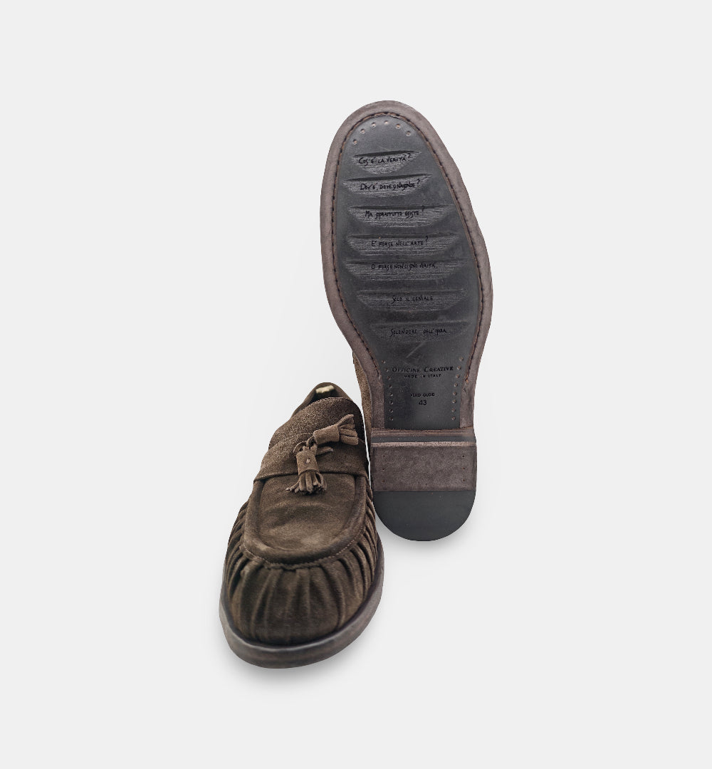 Mocassini Officine Creative uomo SOUND 009 pepe<BR/> SOUND 009 NAP ARRICCIO PEPE OFFICINE CREATIVE