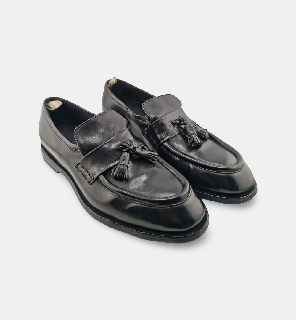 Mocassini Officine Creative uomo SOUND 011 neri SOUND/011 STRACCIO NERO OFFICINE CREATIVE