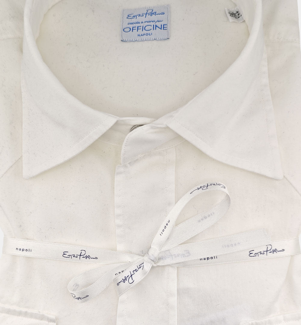 Camicia ENZO PISANO uomo LUCA Avorio LUCA TC02 AVORIO PISANO X OFFICINE