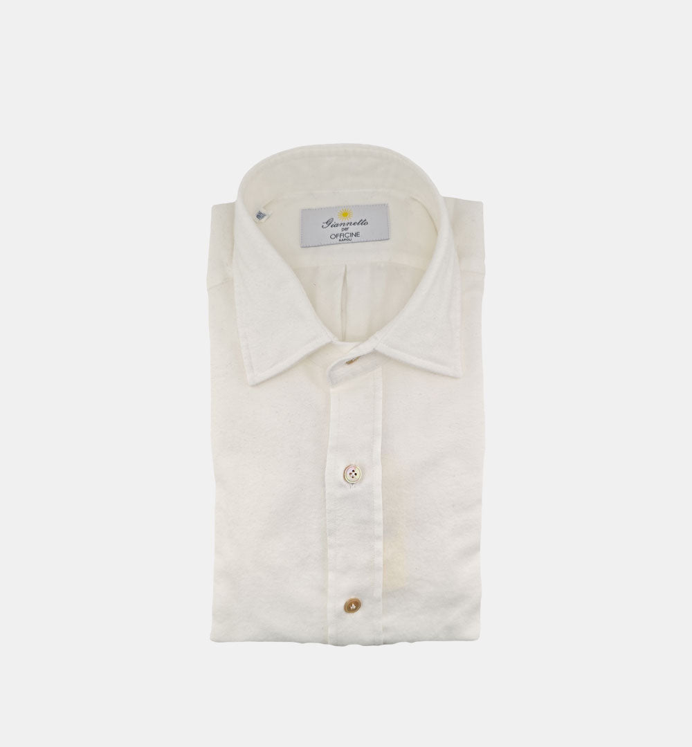 Camicia SANFORT uomo FW404 A2250C 4703 Avorio<BR/> FW404 A2250C 4703 01 AVORIO SANFORT X OFFICINE