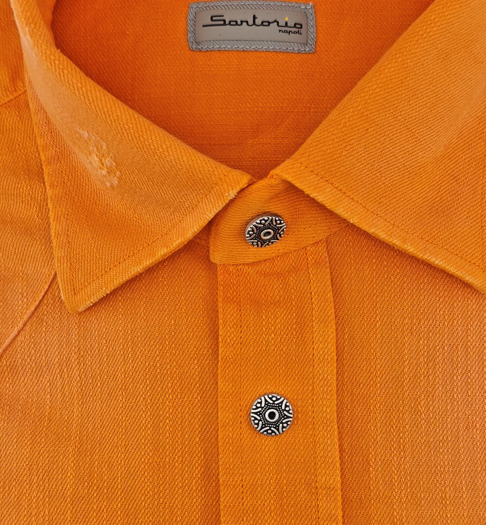 Camicia SARTORIO uomo SH4459 Arancio SH4459 27 ARANCIO SARTORIO