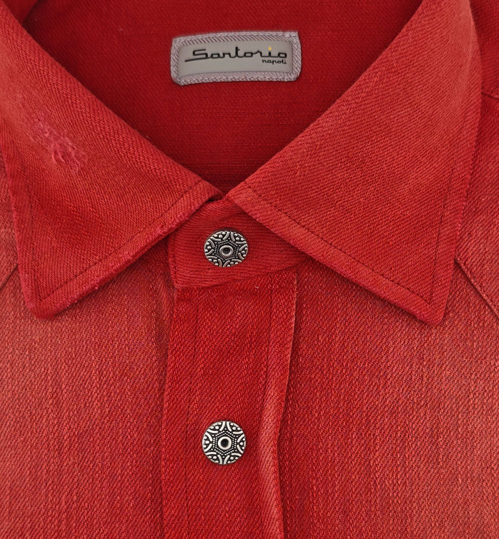 Camicia SARTORIO uomo SH4459 Rossa SH4459 28 ROSSO SARTORIO