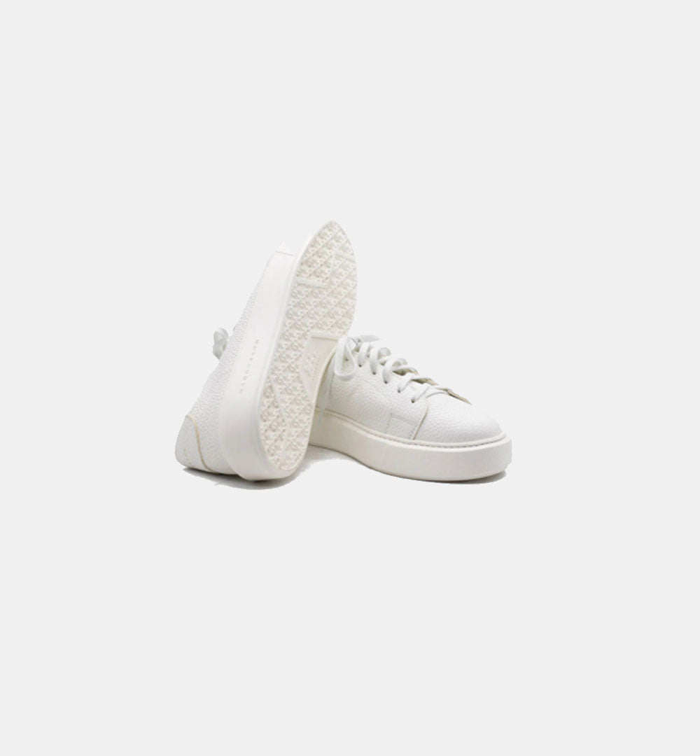 Sneakers Henderson uomo Chronos granello bianca in pelle CHRONOS.8 GRANELLO.BIA HENDERSON