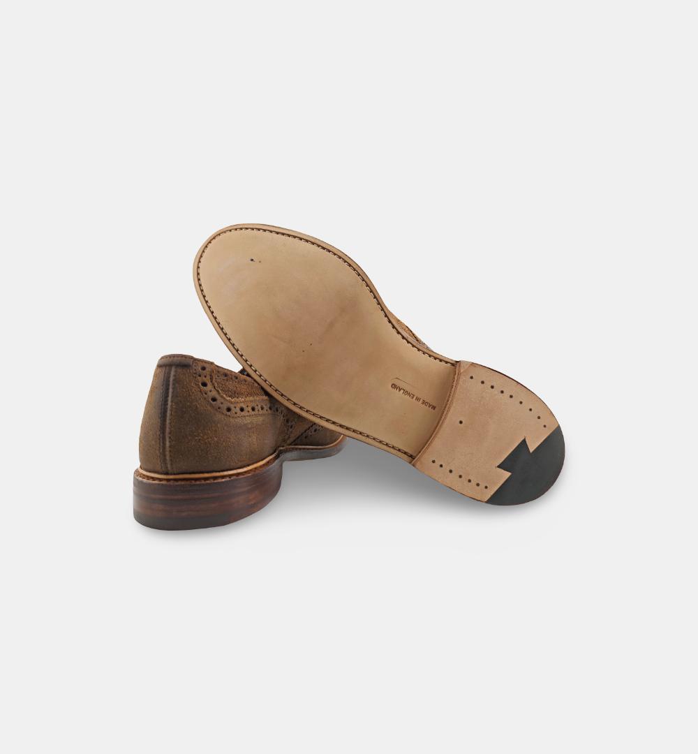 Derby Tricker's uomo 5633 terra 5633/363 BURTON SNUFF TRICKER'S