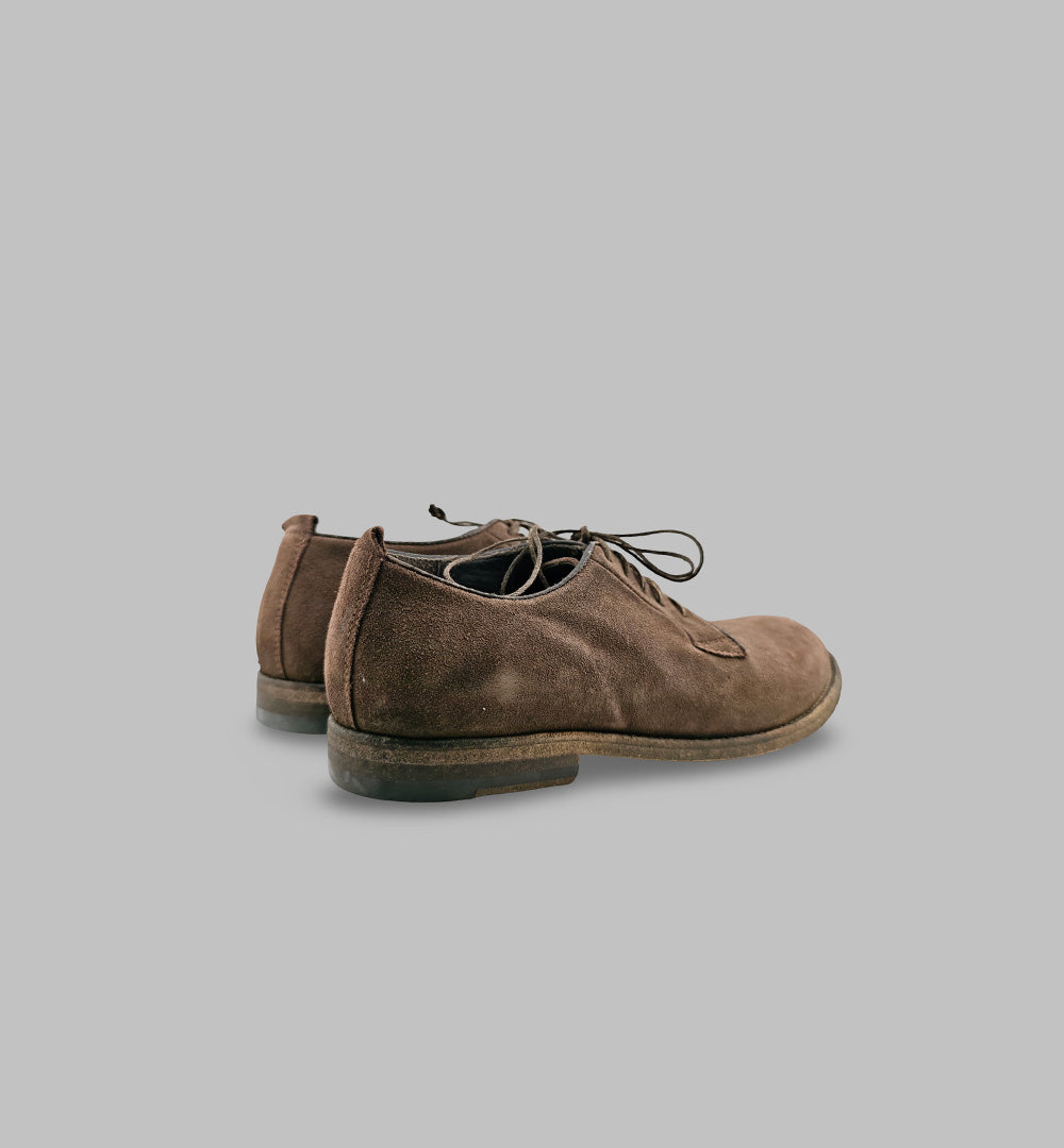 Derby SHOTO uomo 2242 Testa di moro 2242 367 WASHED SHOTO