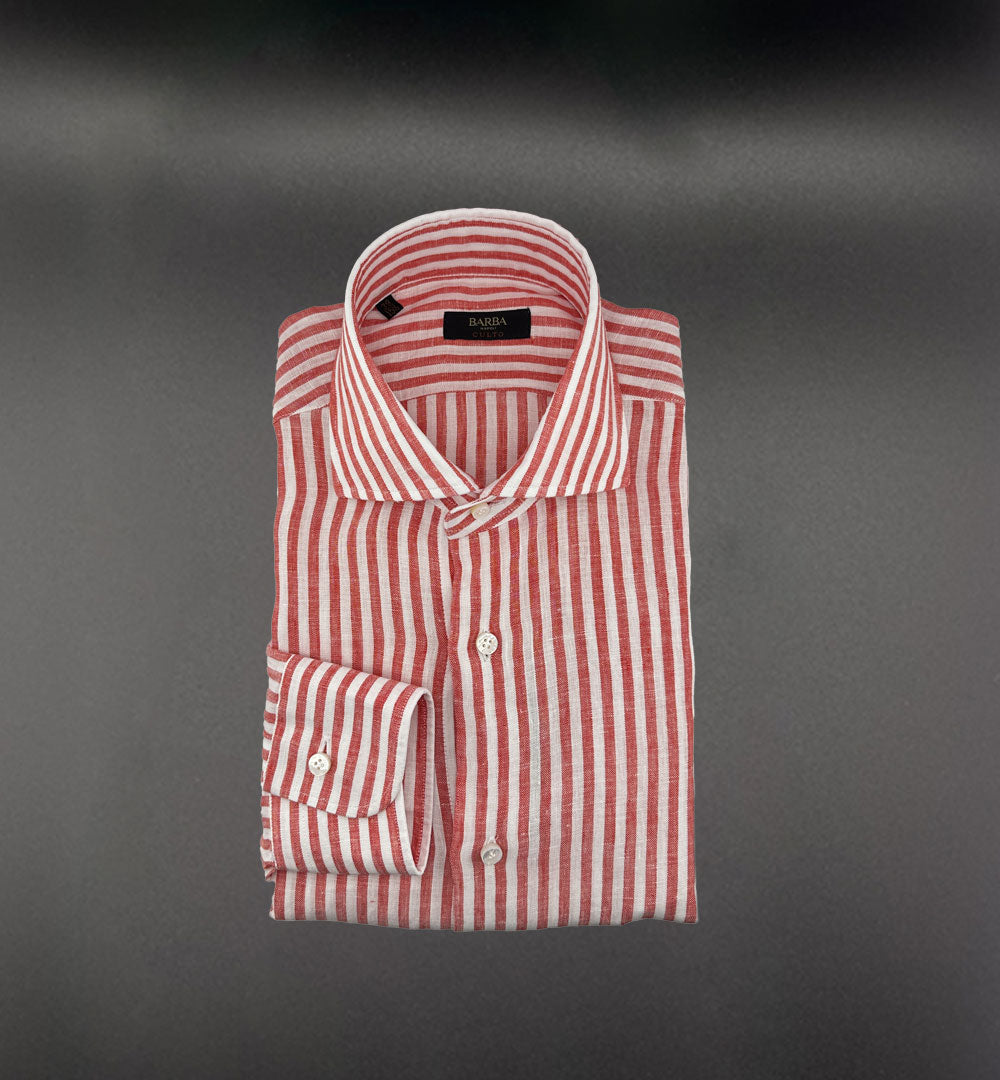 Camicia Barba uomo K1U13P0147066 corallo K1U13P0147066 0008 RIGA CORALLO BARBA