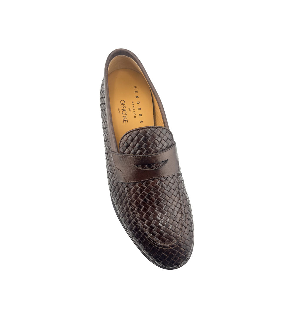 Mocassino Henderson uomo 74401 caffe<BR/> 74401.P.0 PENNY.INTR. HENDERSON