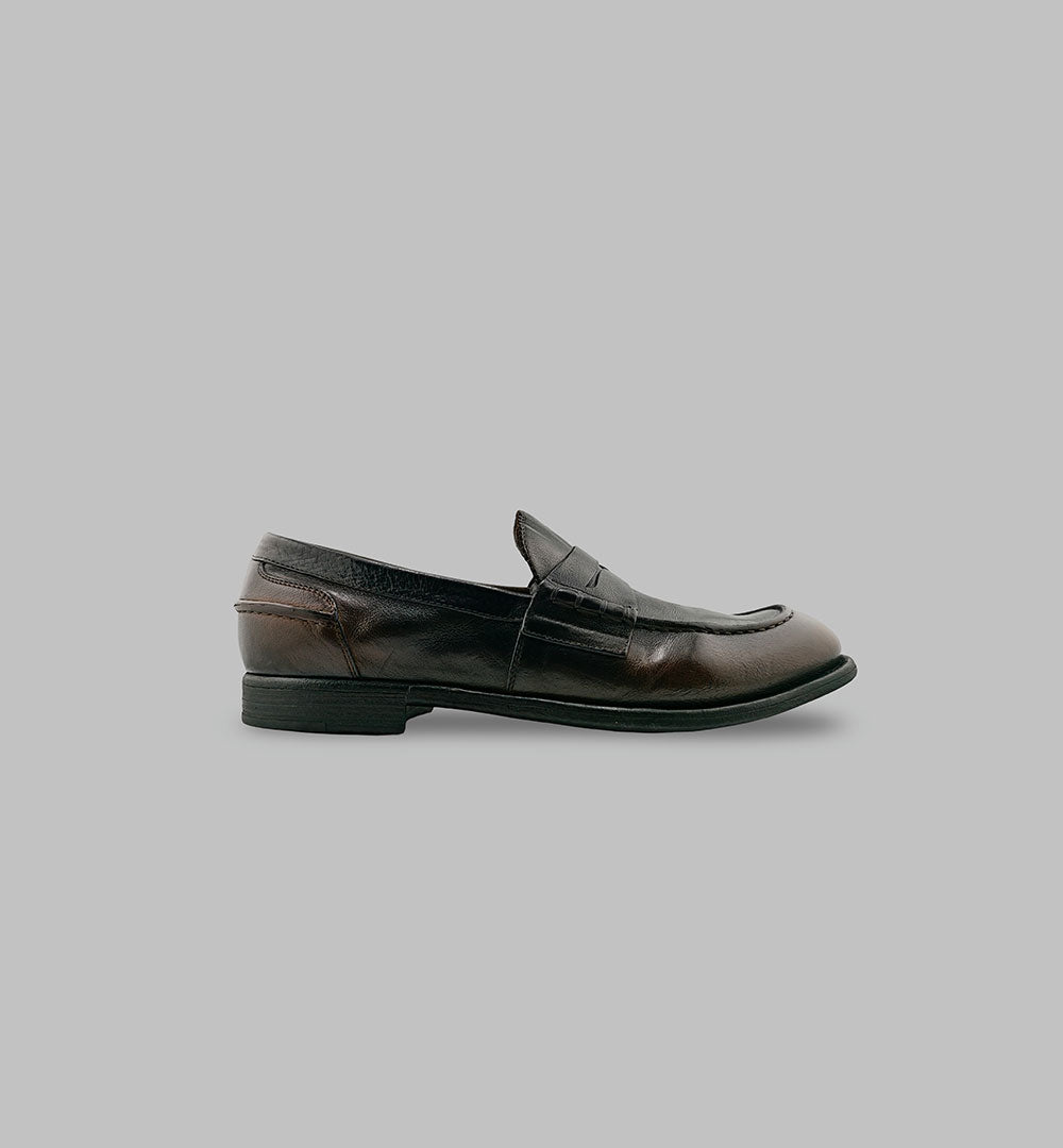 Mocassini Officine Creative Chronicle 144 testa di moro CRONICLE/144 PENNY T.D.M OFFICINE CREATIVE