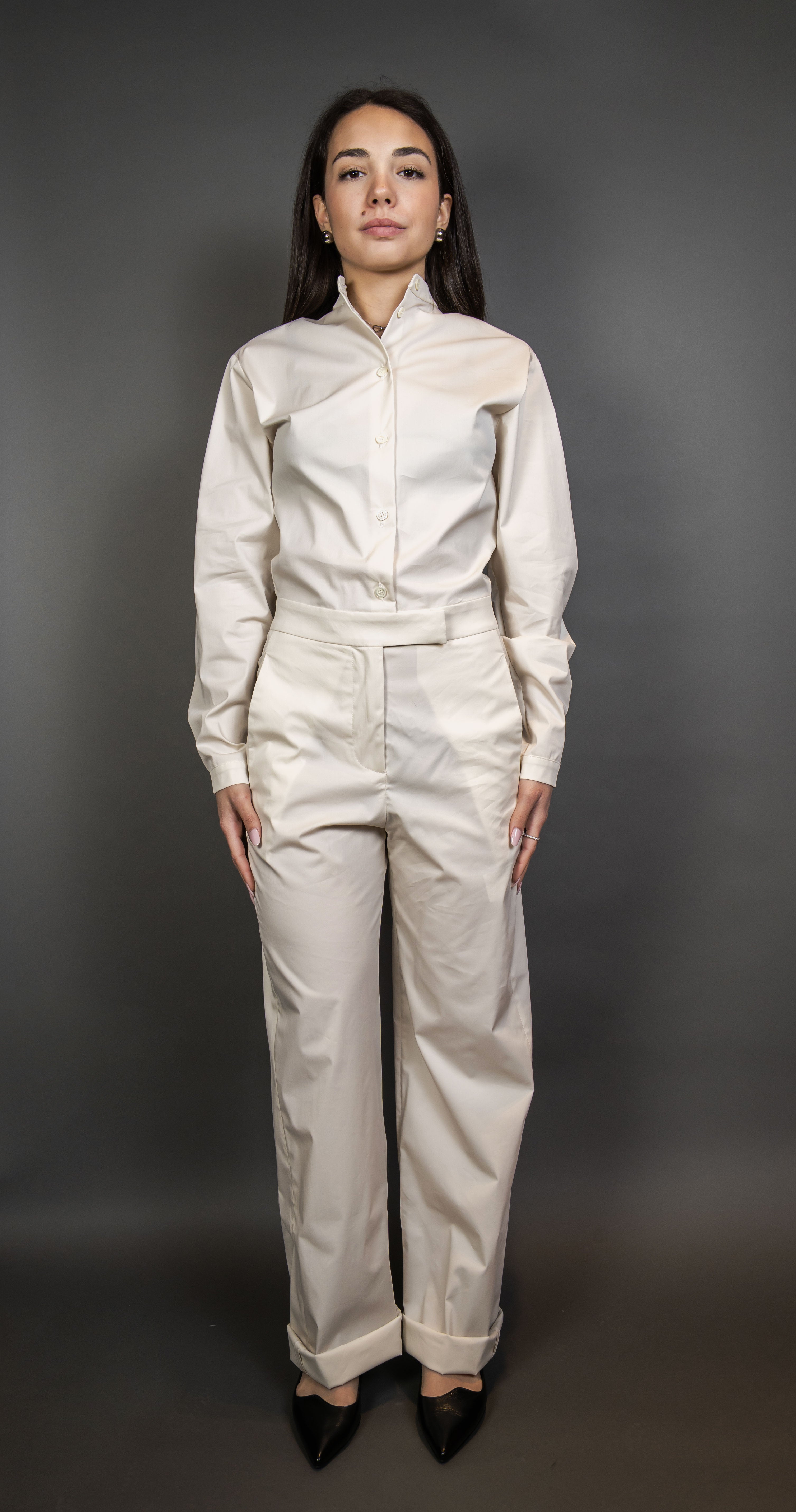 Tuta PT Torino donna 7SGS020STD panna<BR/> 7SGS020STD VD05 0010 PANNA PT TORINO