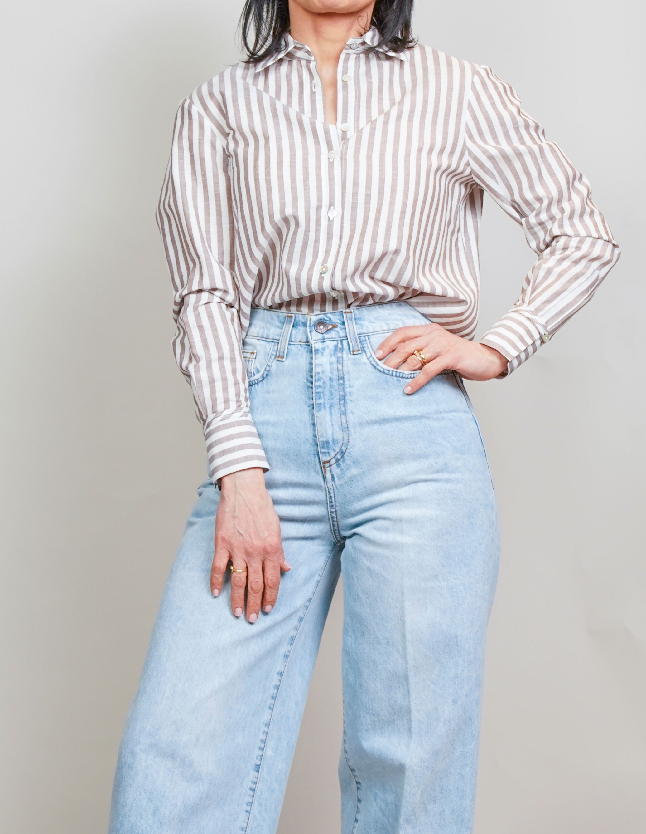 Camicia Barba donna 54032 fango 54032 008 BARBA