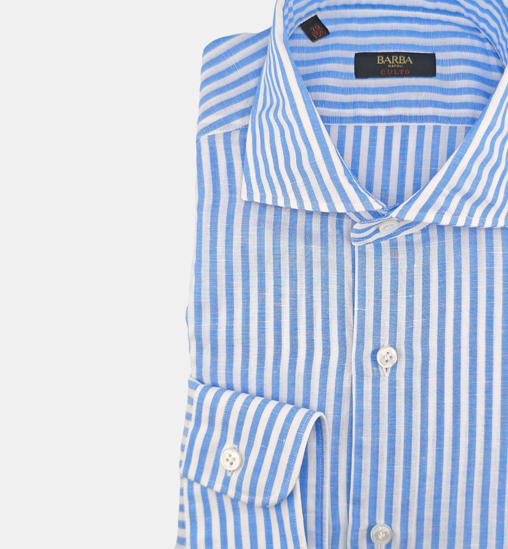 Camicia Barba uomo K1U13 0154033 celeste K1U13 0154033 4 BARBA