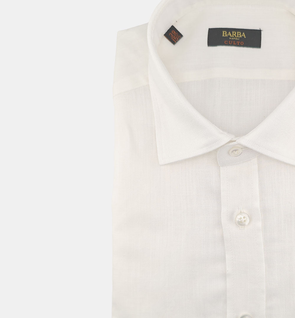 Camicia Barba uomo PIU12 0154260 bianca PIU12 0154260 1 BARBA