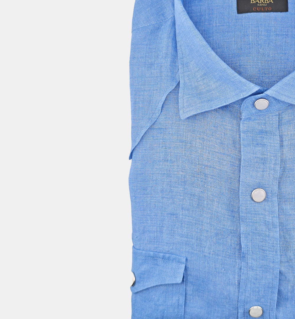 Camicia Barba uomo WSU10 2054112 denim WSU10 2054112 3 BARBA