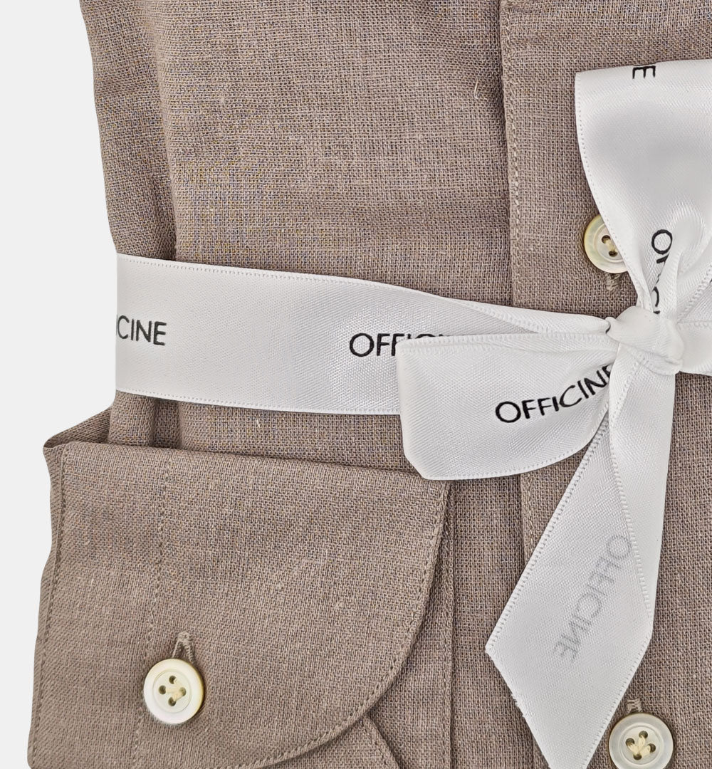 Camicia Borriello uomo 20053 fango 20053 3 BORRIELLO