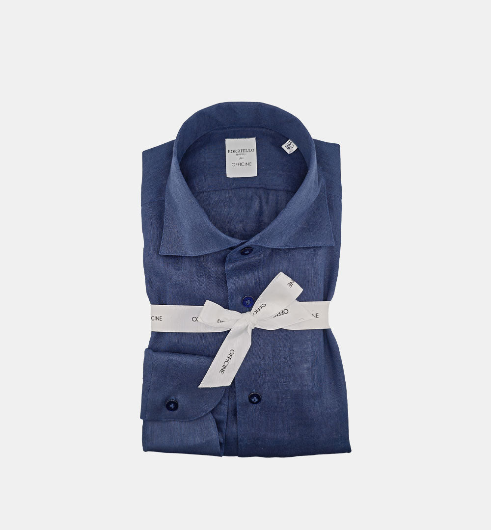 Camicia Borriello uomo 20053 blu 20053 8 BORRIELLO