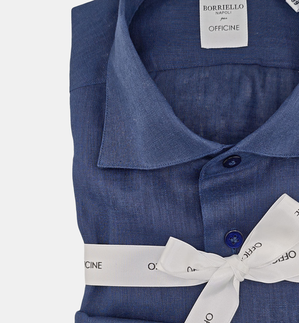 Camicia Borriello uomo 20053 blu 20053 8 BORRIELLO